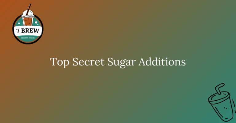 Top Secret Sugar Additions